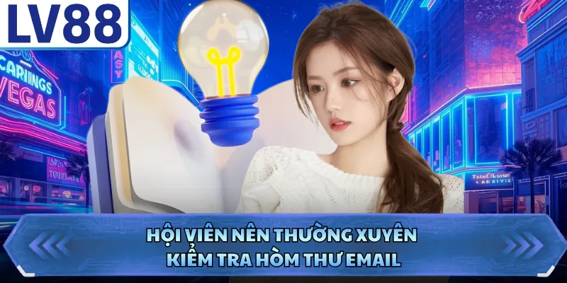 Đăng ký LV88 4 Hội viên nên thường xuyên kiểm tra hòm thư email