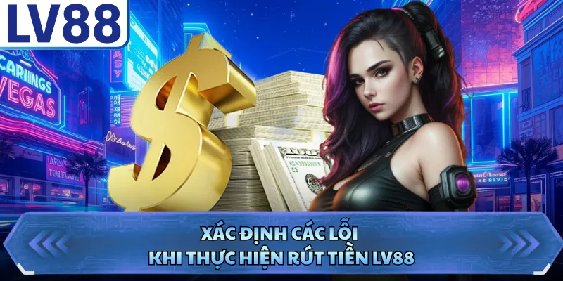 Rút Tiền LV88 4 Xác định các lỗi khi thực hiện rút tiền LV88